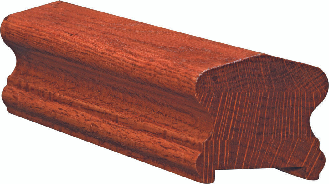6910P Red Oak Plowed Handrail