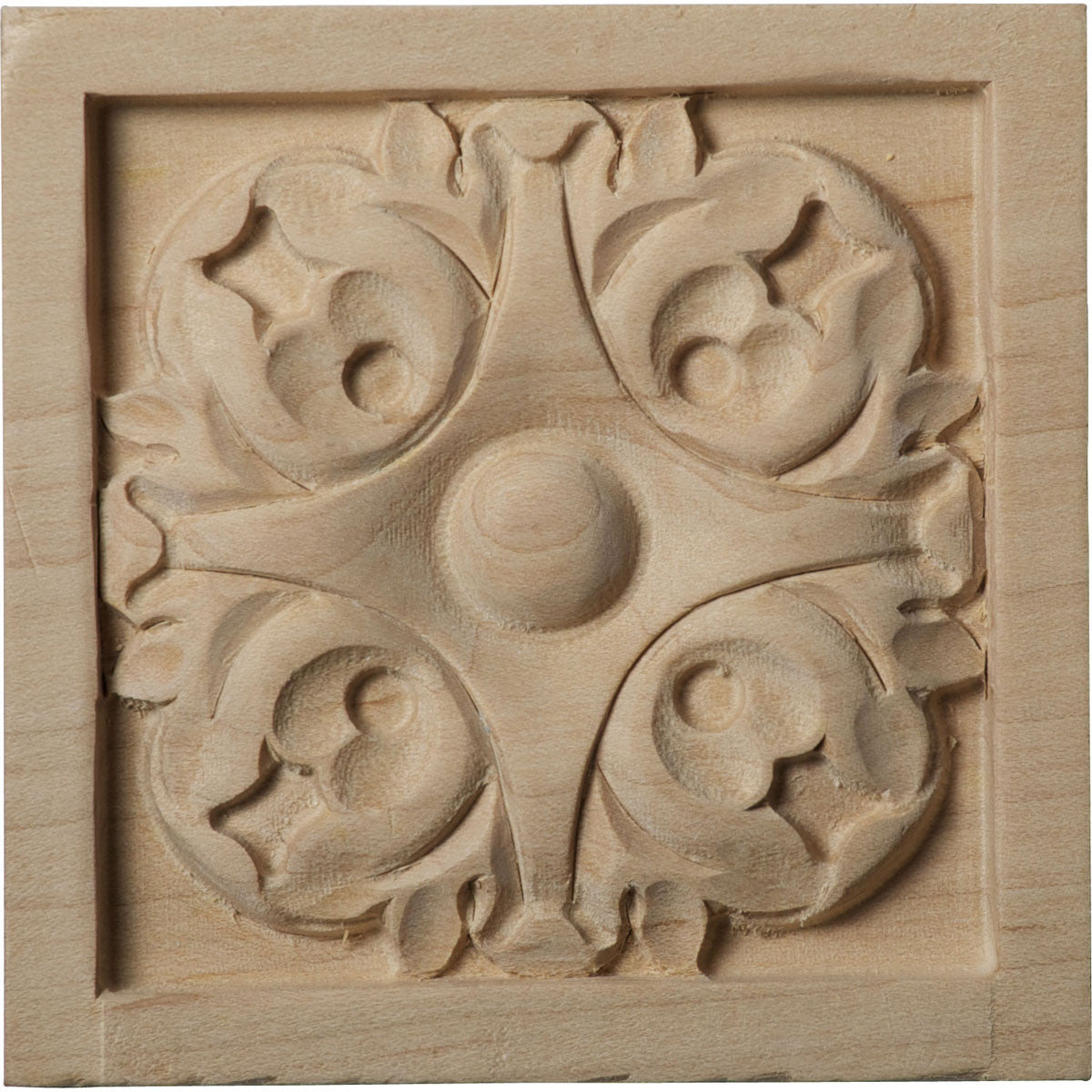 Leaf Rosette, 3-1/2" (ROS03X03LF)