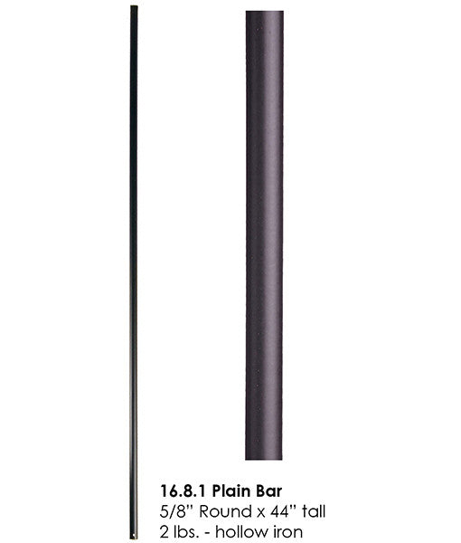 HF16.8.1 Round Designer Tubular Plain Bar