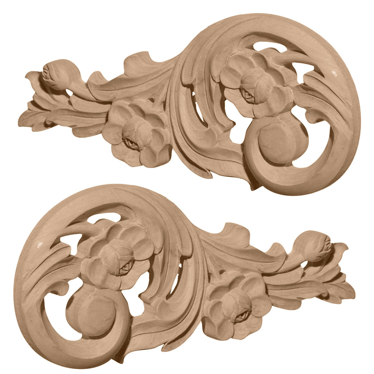 Springtime Scrolls Onlay, Pair Medium (ONL09X04X01SP)
