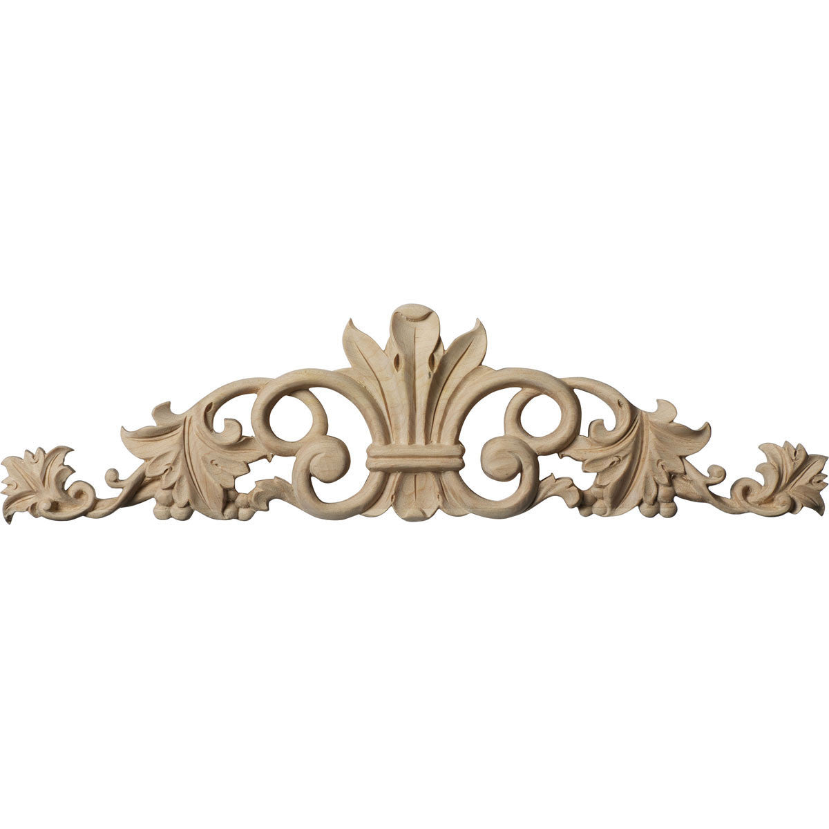 Marseille Center with Scrolls Onlay, Small (ONL12X03X01MA)