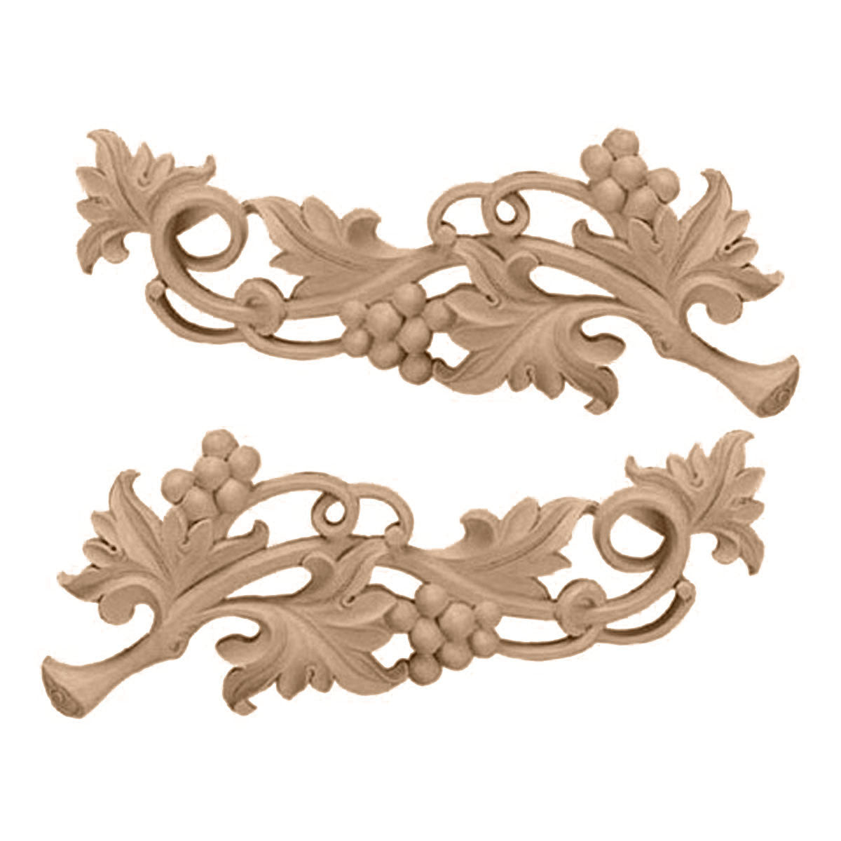 Grape Scrolls Pair, Small (ONL09X03X01GR)