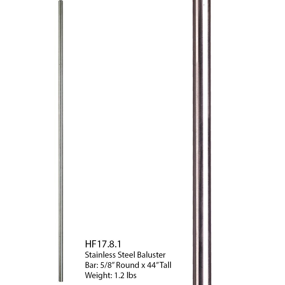 HF17.8.1 Round Stainless Steel Tubular Plain Bar (2)