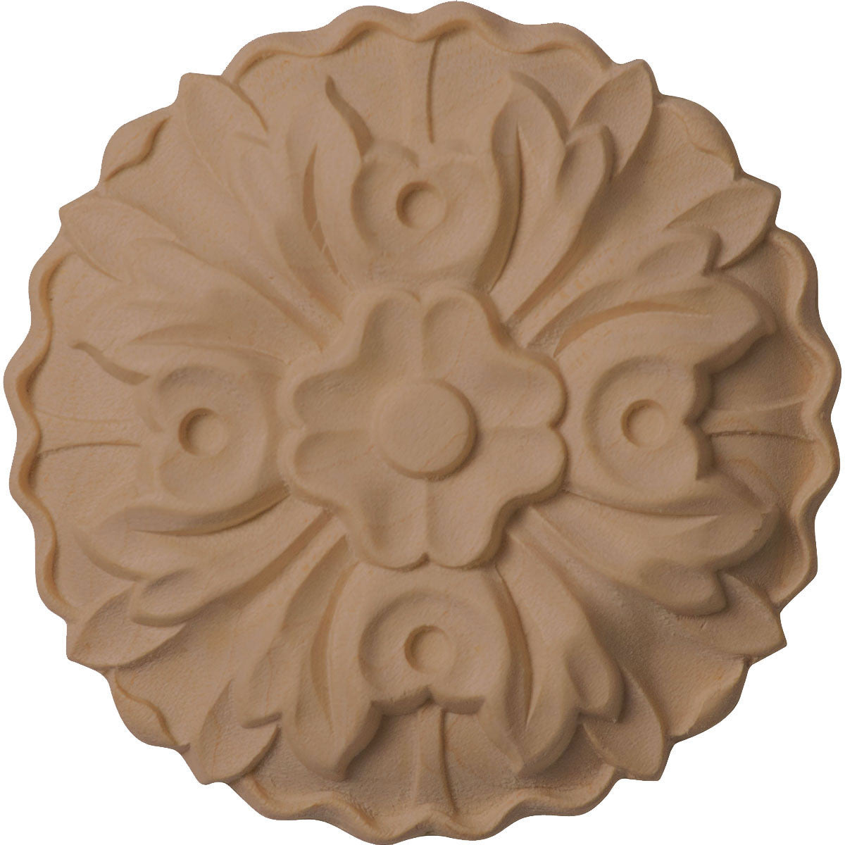 Kent Floral Rosette, 2-3/4" Wide (ROS02X02KE)