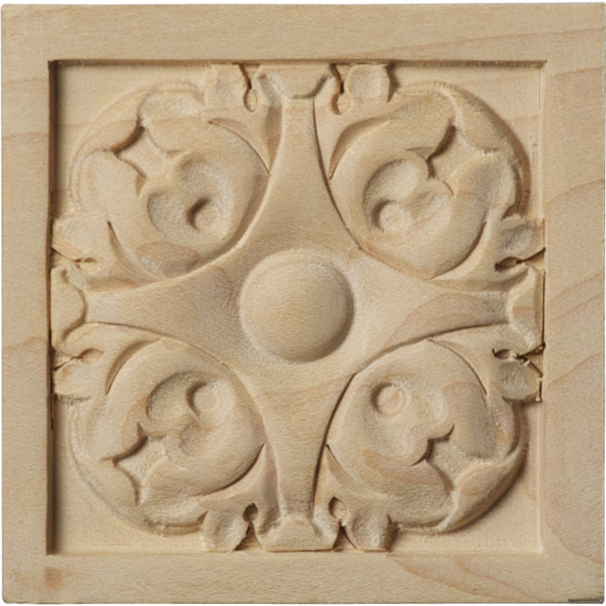 Leaf Rosette, 5-1/8" (ROS05X05X01LF)