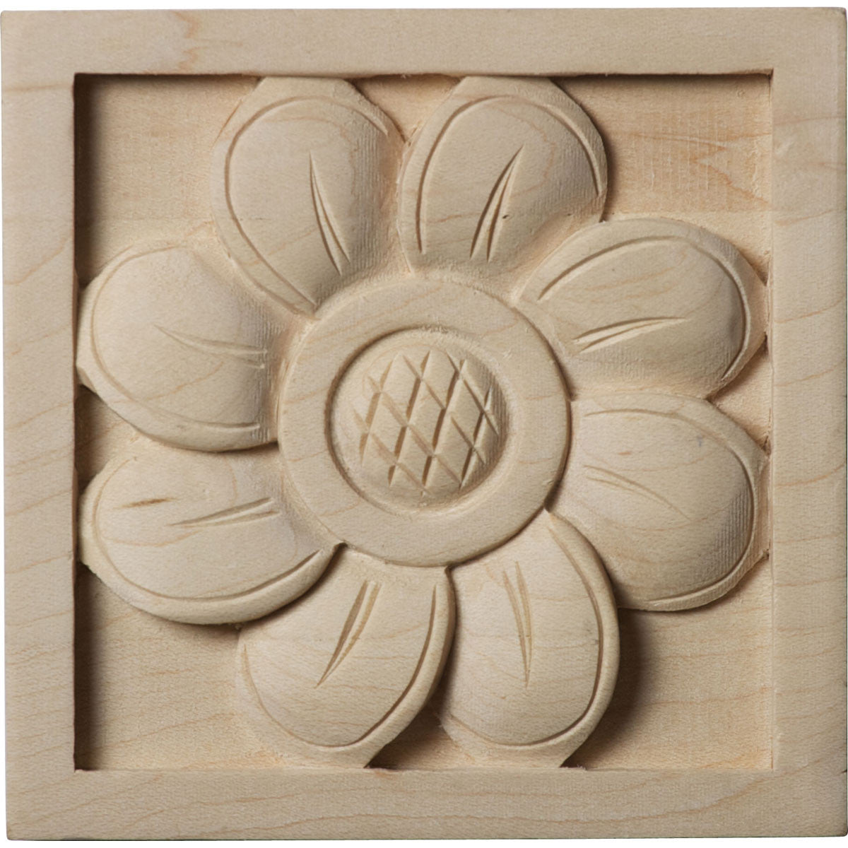 Sunflower Rosette, 3" (ROS03X03X00SF)