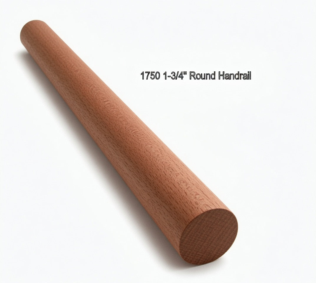 1750 Mahogany 1-3/4" Full Round Handrail