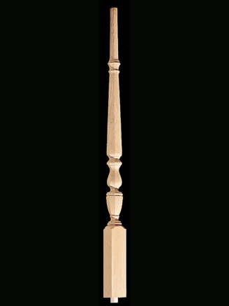 1815O 44" 1800's Octagonal Pin Top Baluster