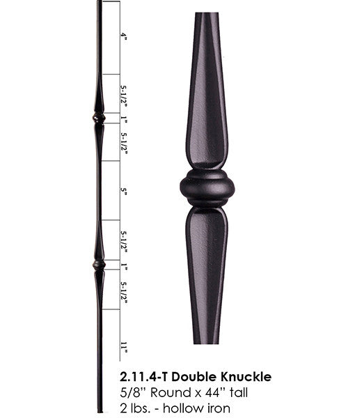 HF2.11.4-T Tubular Round Double Knuckle