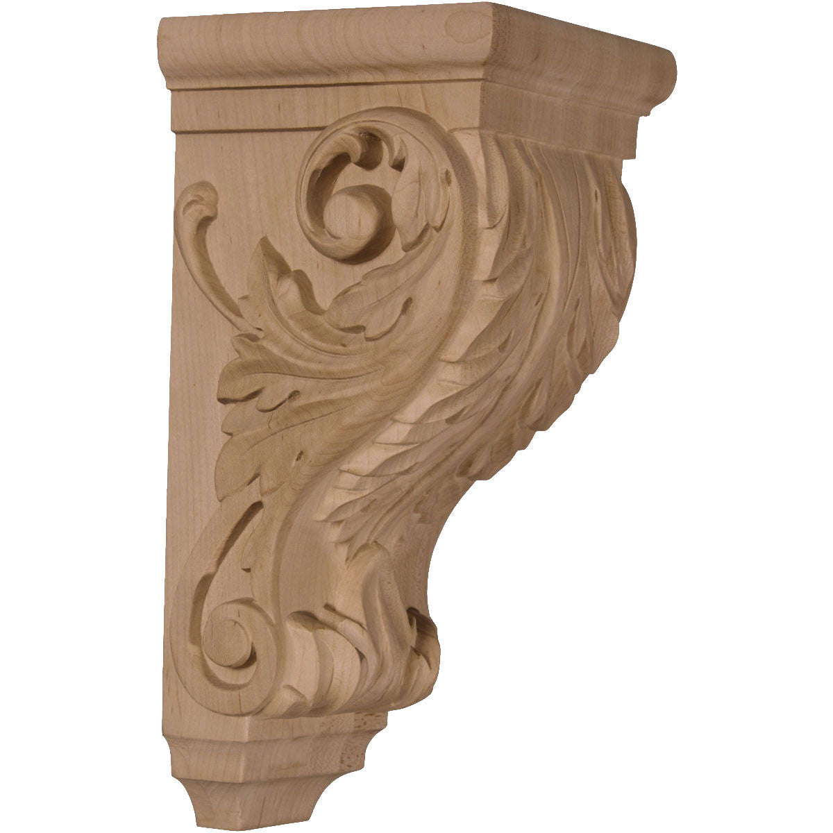 Acanthus Medium Pilaster Corbel, 5" X 5" X 10" (CORW05X05X10AC)