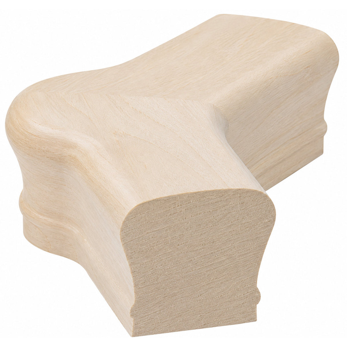 7021-135 135-Degree Newel Cap for the 2-1/4" x 2-3/8" Handrail, Birch