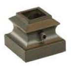 2915-LT Lite Flat Shoe for 9-1/6" Square Balusters, Aluminum