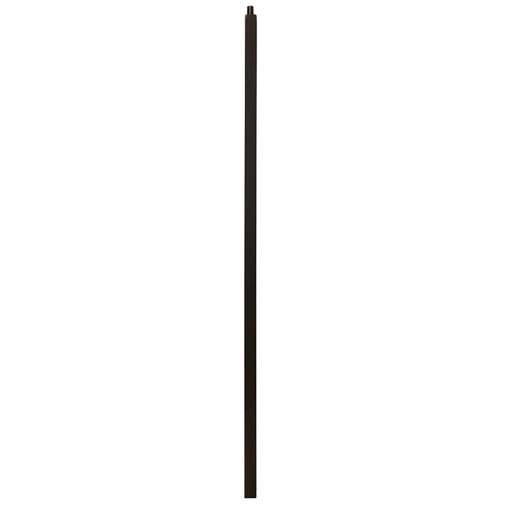2455 Plain Square Iron Newel Posts are 1-3/16" Square X 48" tall