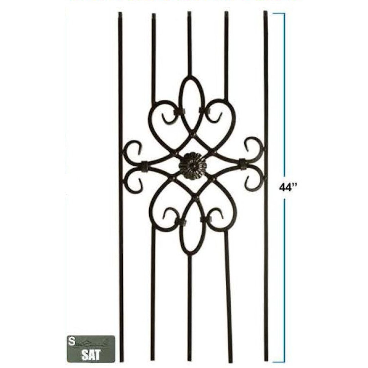 2492 Five-Legged Stair Panel