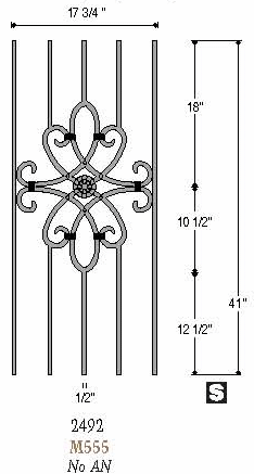 2492 Five-Legged Panel