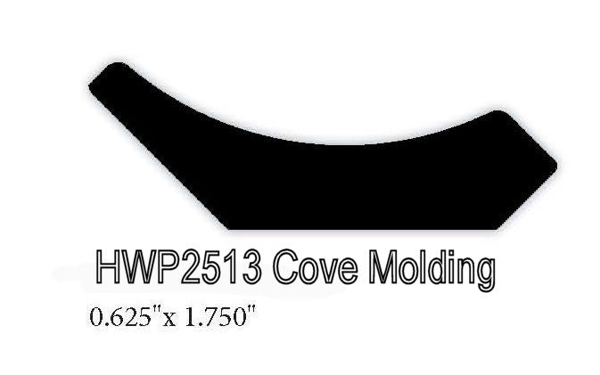 2513 .625" x 1.75" Cove Molding