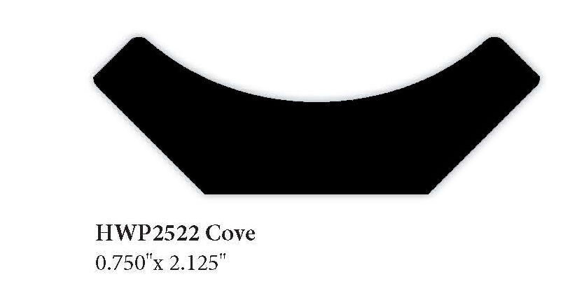 2511 .75" x 1.5" Cove Molding