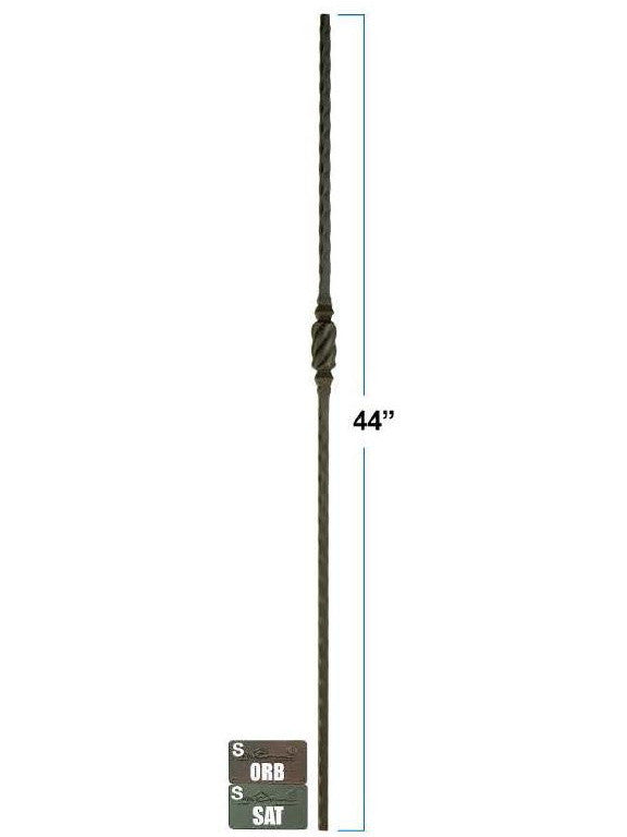 2766 Single Beehive Hammered Baluster