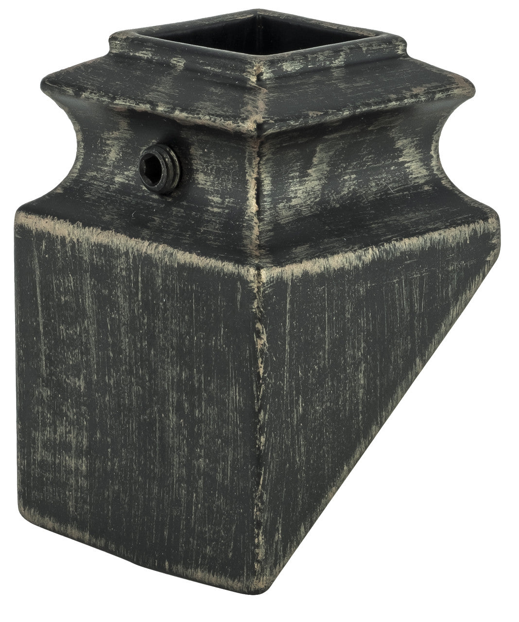 2G904 Slanted Shoe for 16mm Square Balusters Shown in Rubbed Bronze