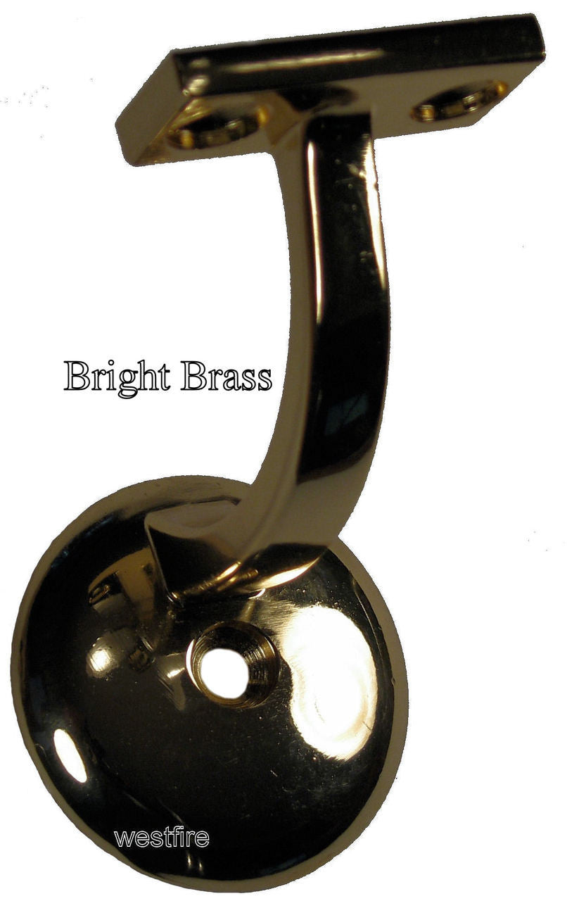 3003-BB Bright Brass Wall Handrail Bracket