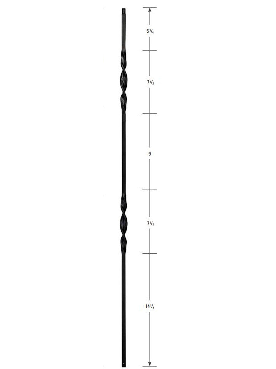 3302 2 Ribbons Hollow Baluster