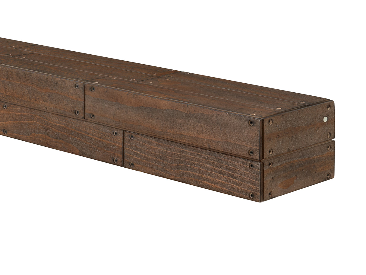 The Cades Shiplap Fireplace Mantel Shelves
