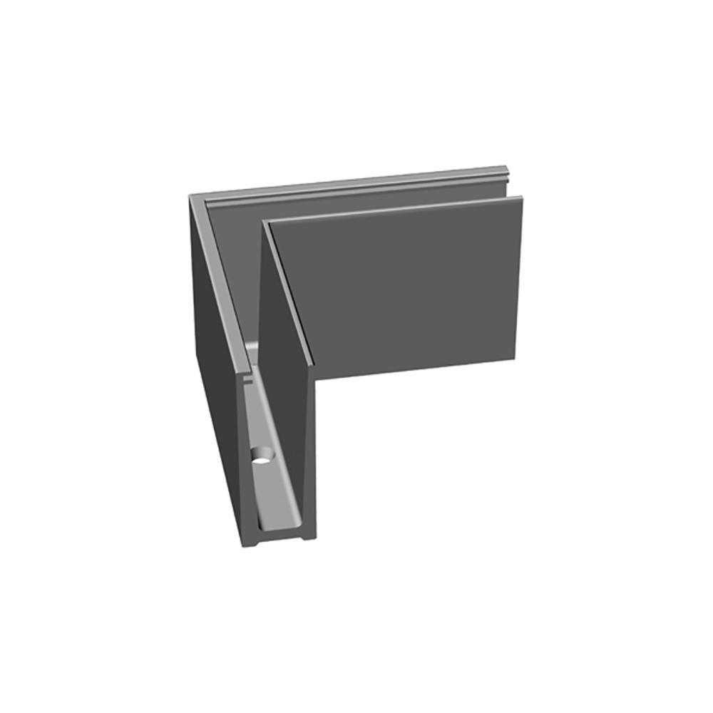 Floor Mount U Channel 120 x 45 mm
