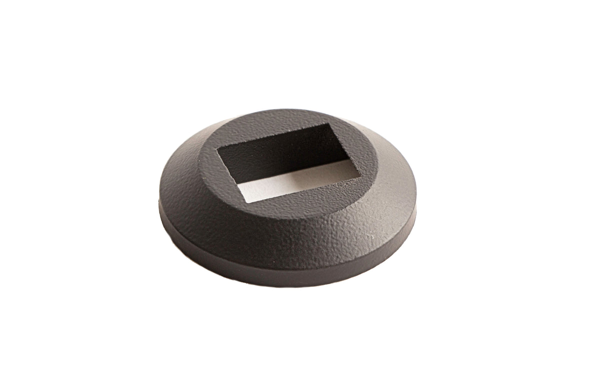 Level and Rake Modern Disk Shoes for Square Balusters