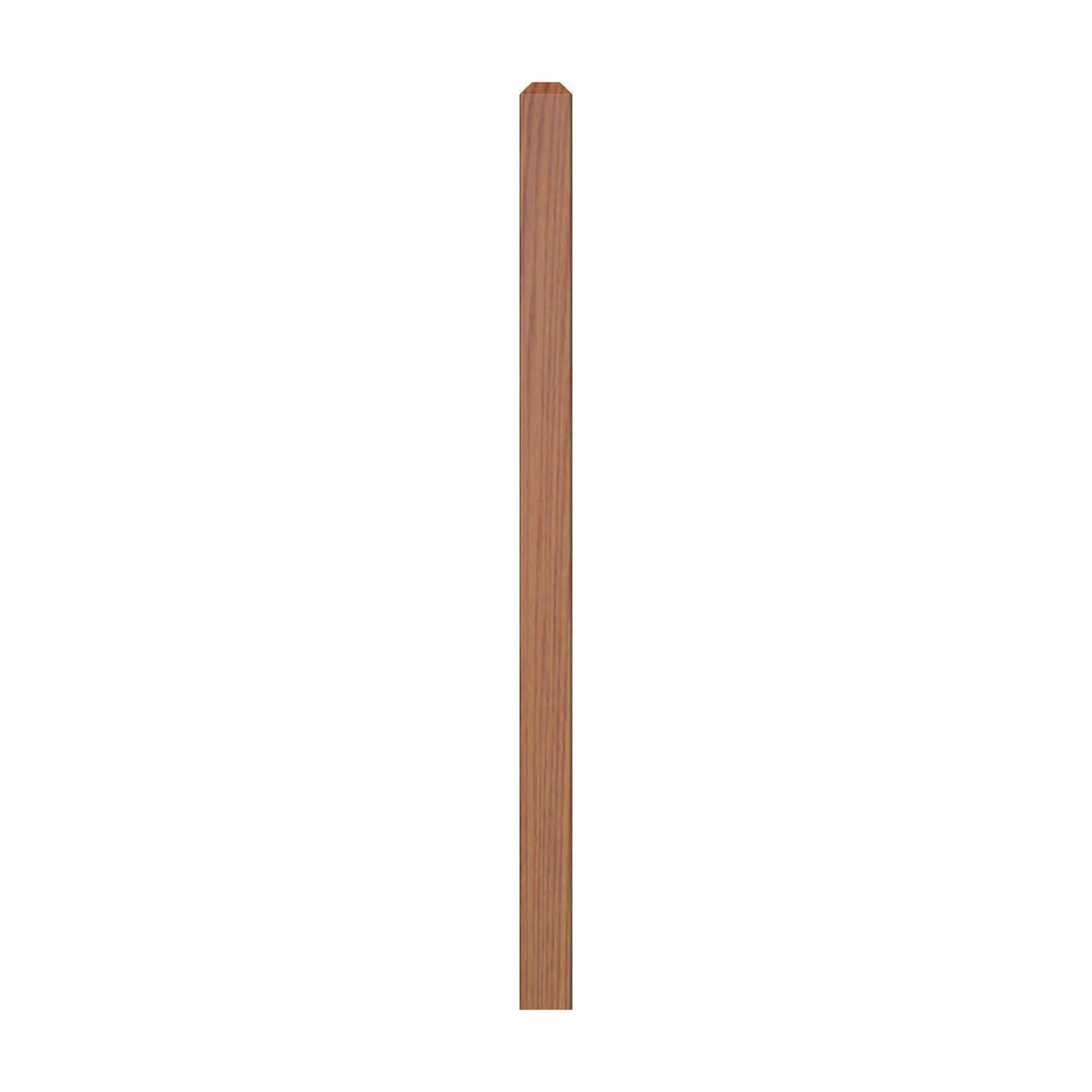 4000 48" S4S Newel with Chamfered Top