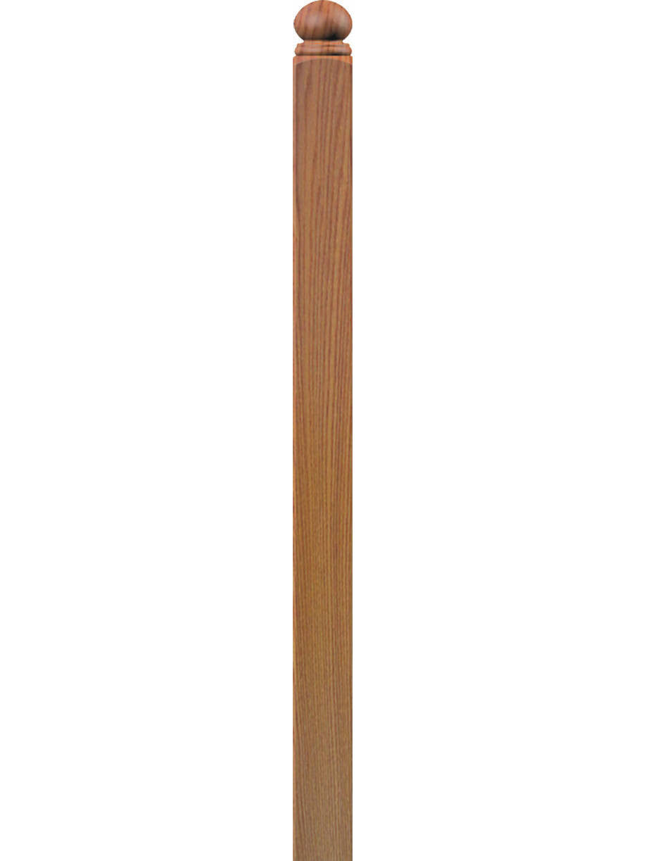 4004BT 48" Ball Top S4S Newel Post