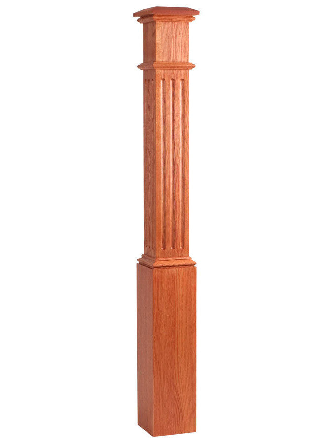 CH-4082 Fluted Box Newel Post