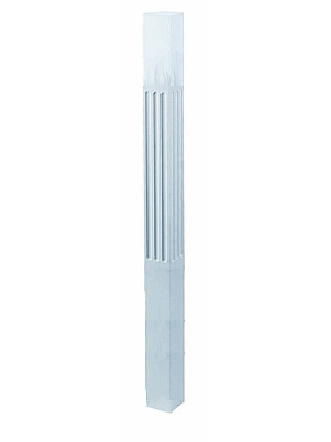 4095FNCT 5" Fluted, Primed Newel Blank
