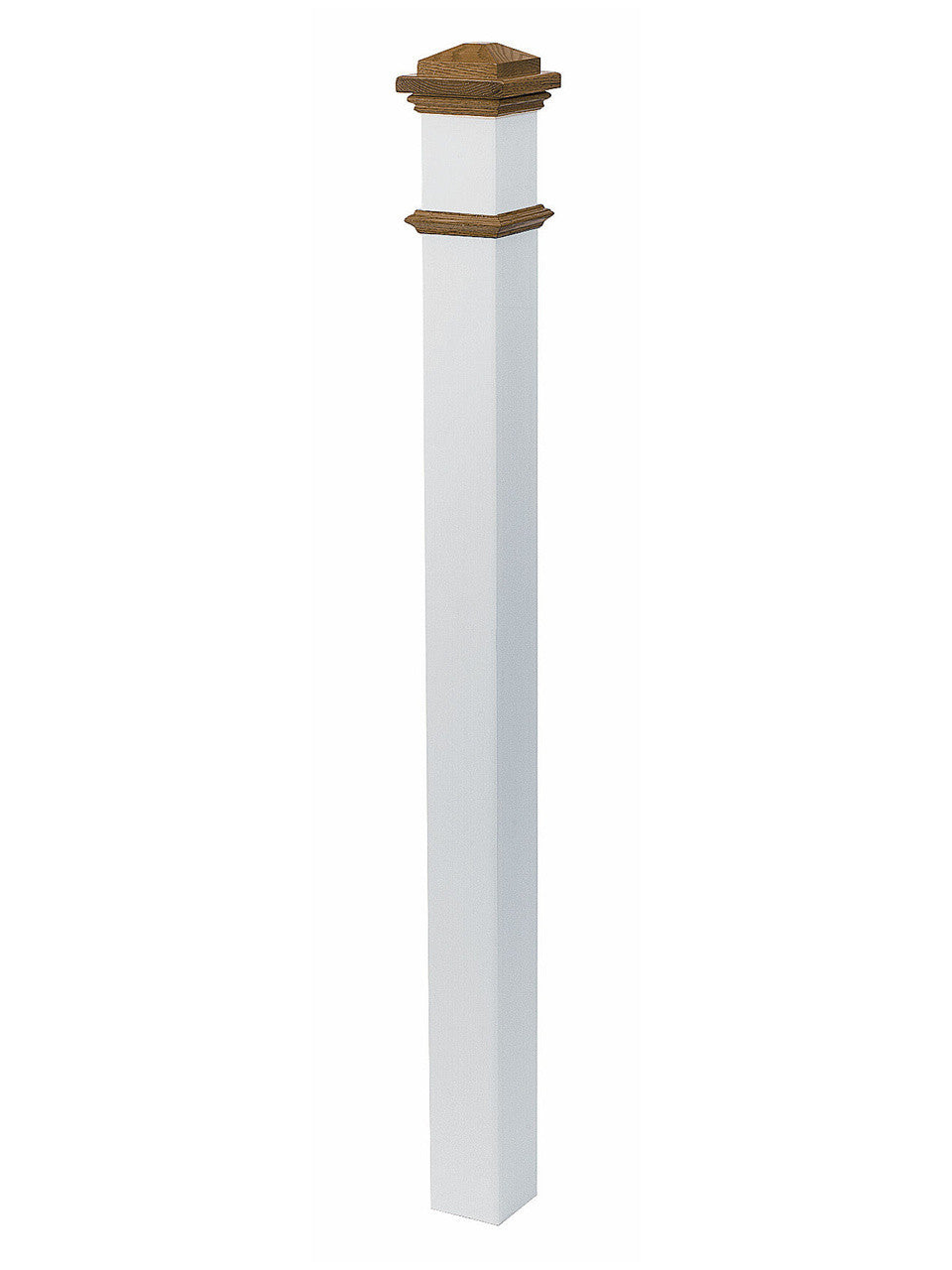 4094NS No Stained 4" Primed Box Newel