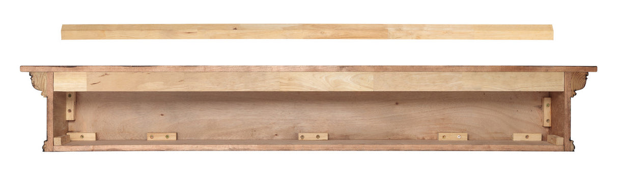 The Savannah Fireplace Mantel Shelf back view