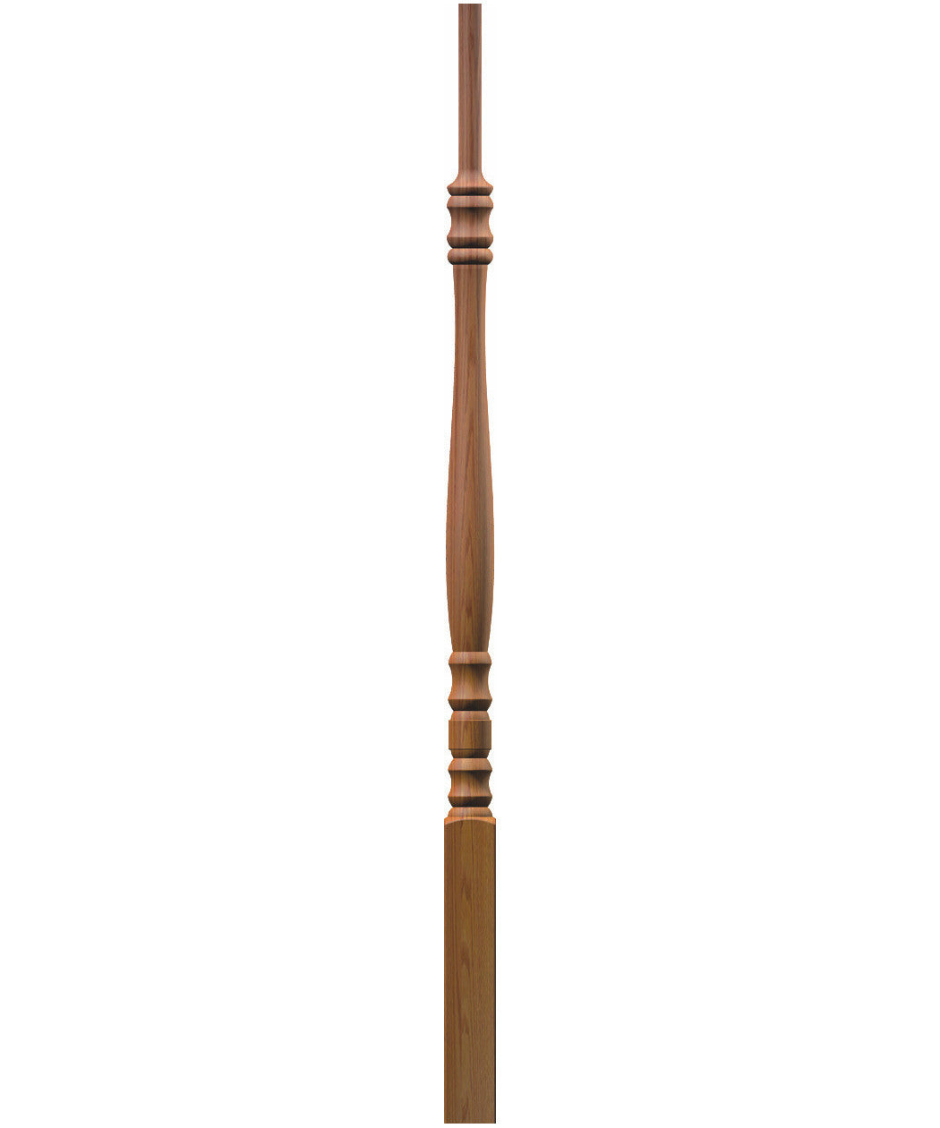 4238 38" Pin Top Hampton Elegant Rise Baluster
