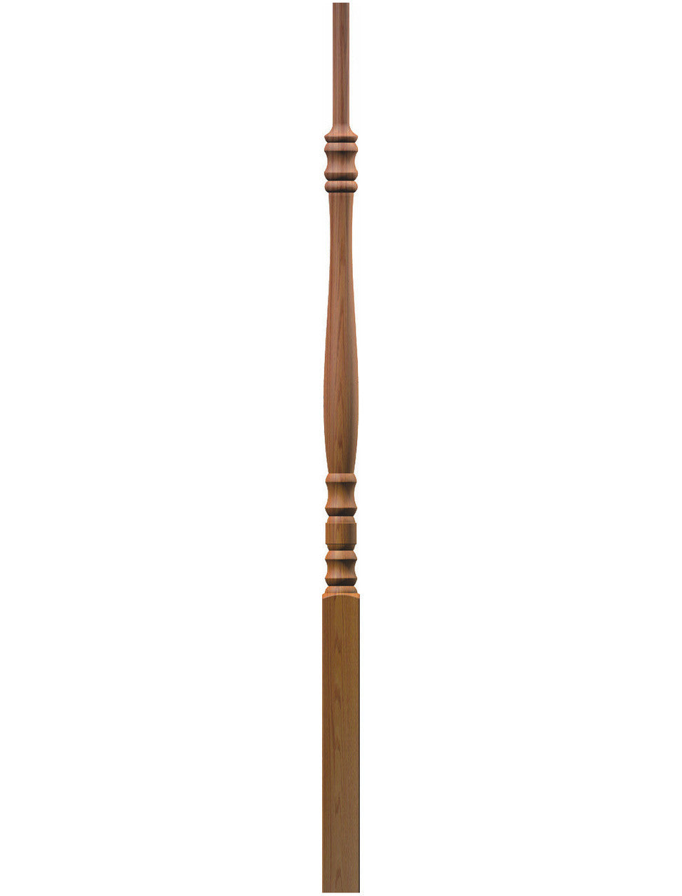 4242 42" Pin Top Hampton Elegant Rise Baluster