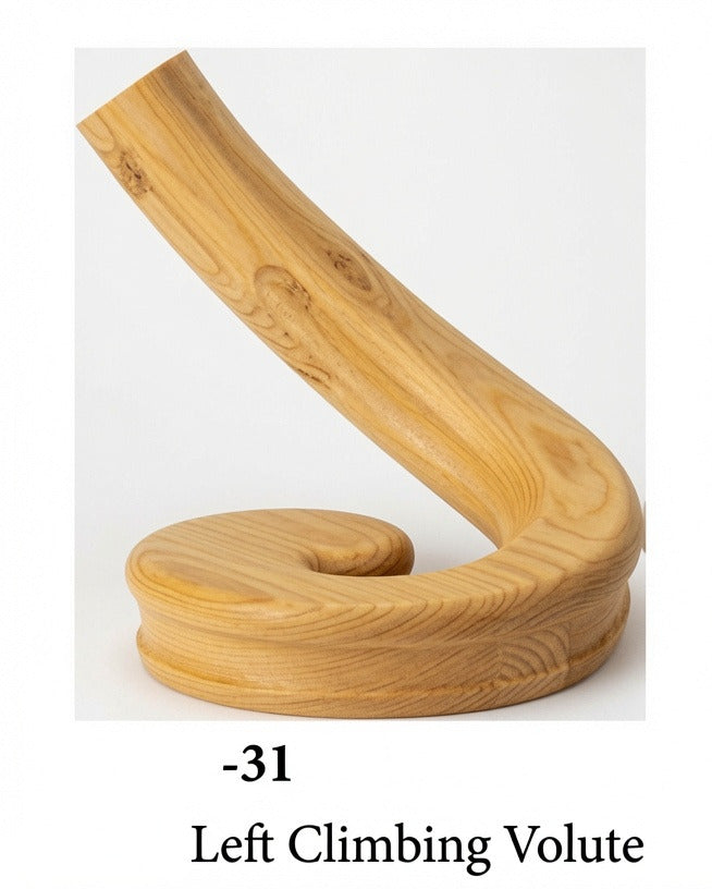 7031 or 7036 Curved-Arm Volutes