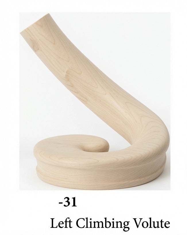 7031 or 7036 Curved-Arm Volutes