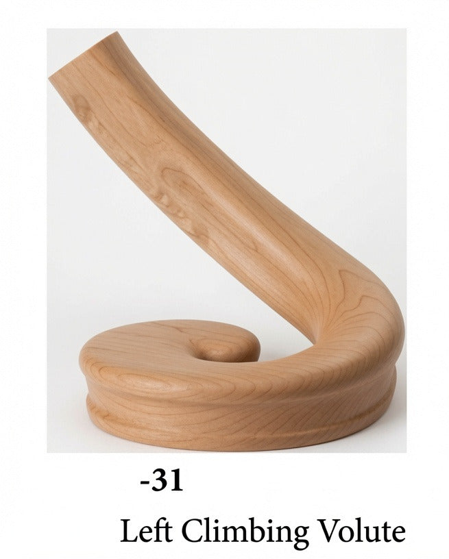 7031 or 7036 Curved-Arm Volutes