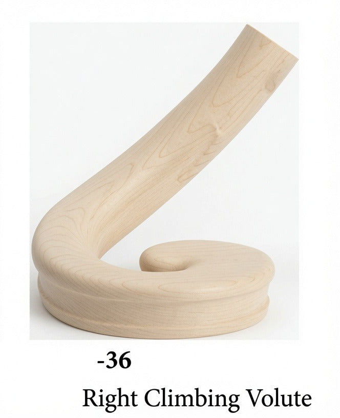 7031 or 7036 Curved-Arm Volutes
