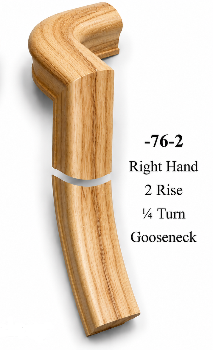 7071 or 7076 2-Rise Gooseneck with Level Quarter-turns