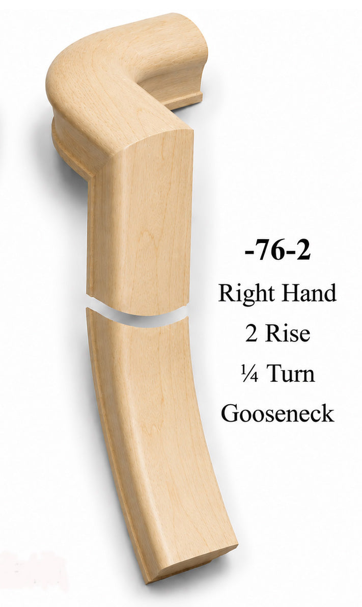 7071 or 7076 2-Rise Gooseneck with Level Quarter-turns