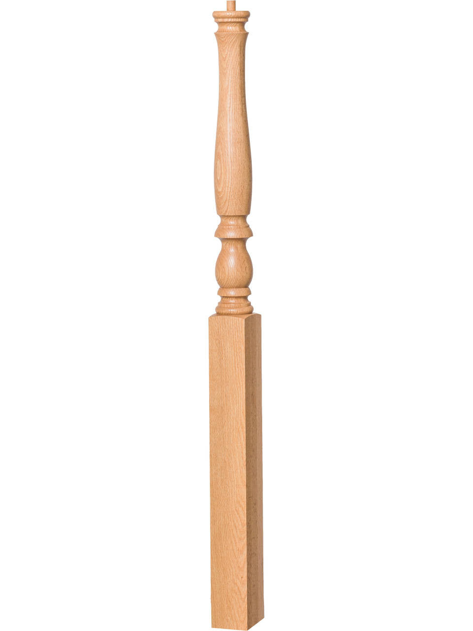F-4670 Starting Fluted Newel Post (Plain Version Illustrated)