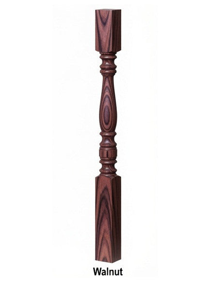 5005 31" Hampton Square Top Baluster, Walnut