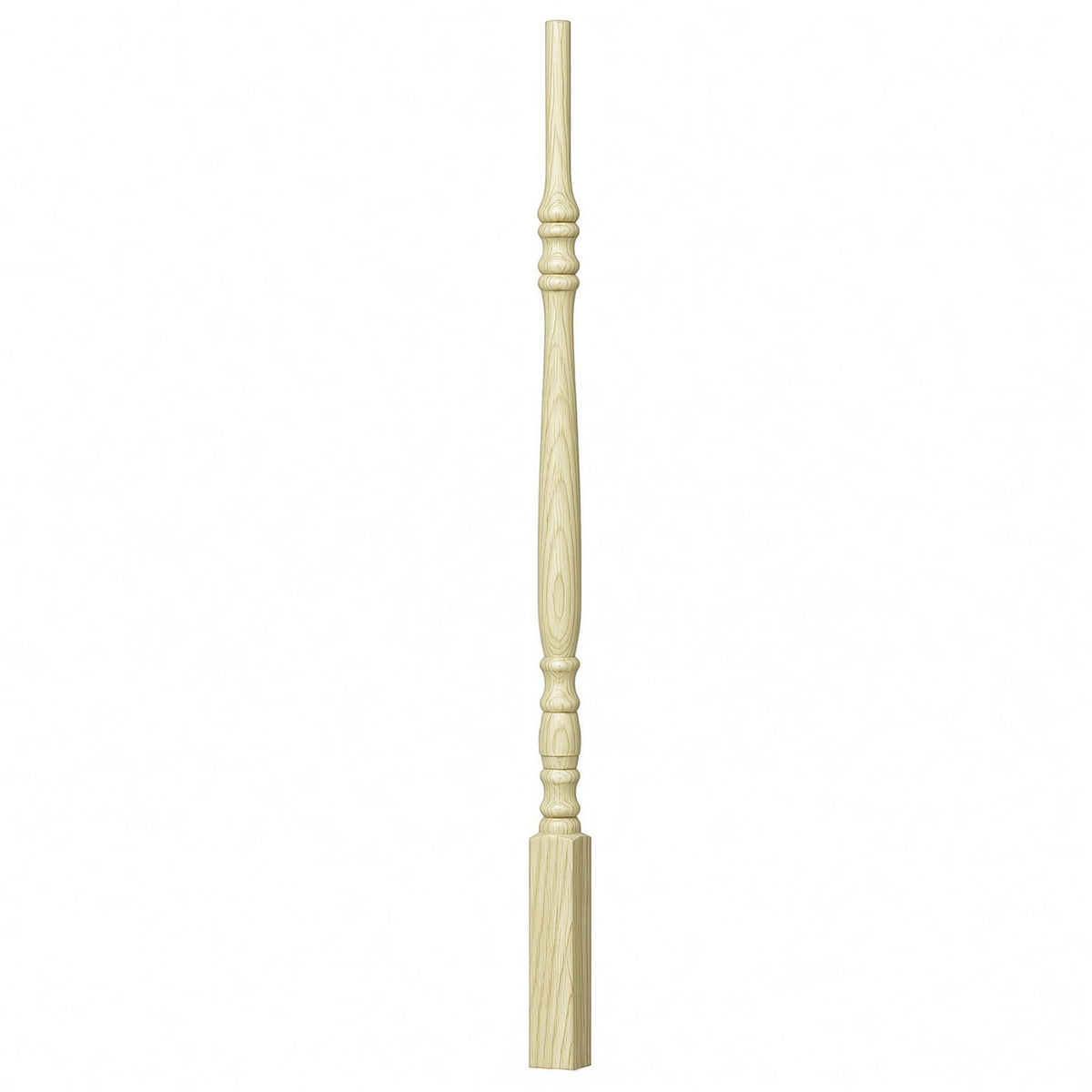 5134 (1-1/4" x 34"),5138 (1-1/4" x 38"), or 5142 (1-1/4" x 42") Hampton Elegant Rise Stair Balusters, Poplar
