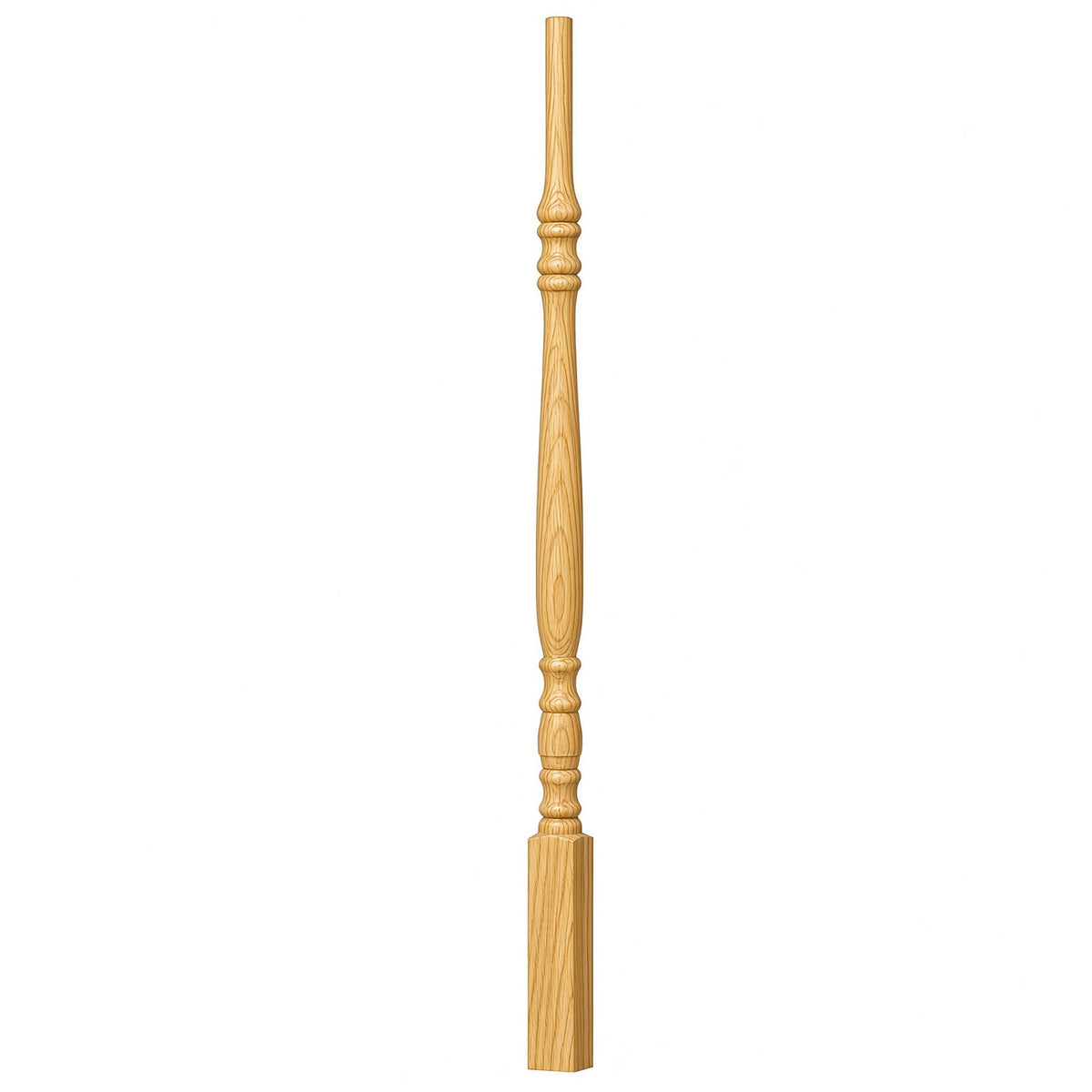 5134 (1-1/4" x 34"),5138 (1-1/4" x 38"), or 5142 (1-1/4" x 42") Hampton Elegant Rise Stair Balusters, Yellow Pine