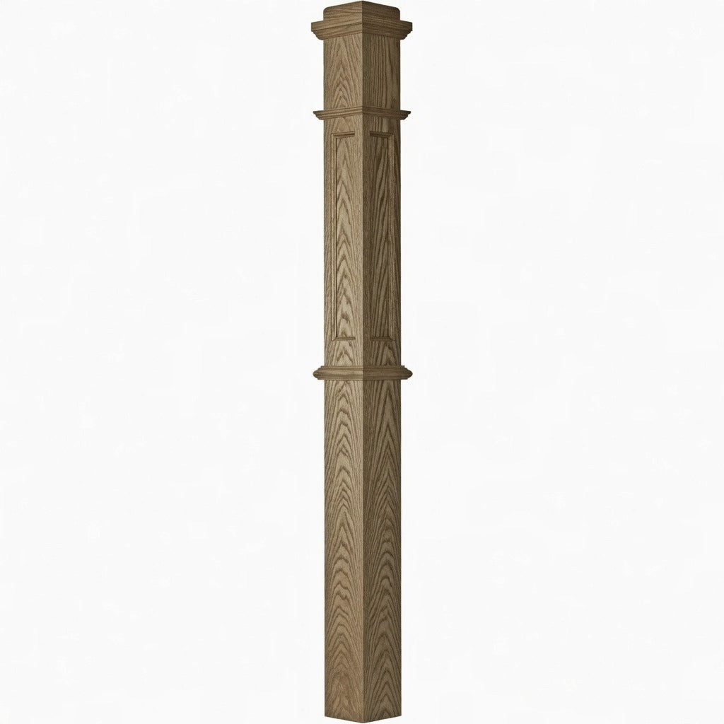 AFP-4375 Actual Flat Panel Box Newel Post