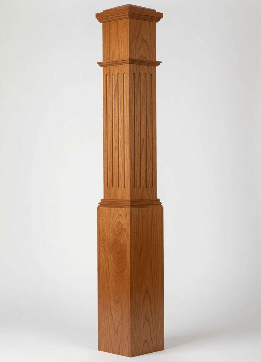 F-4092 Fluted Box Newel Post