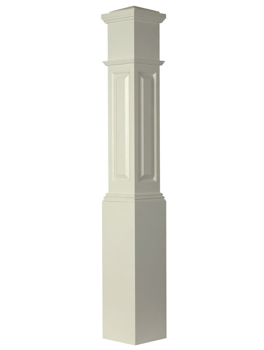 ARP-4092 Actual Raised Panel Box Newel Post