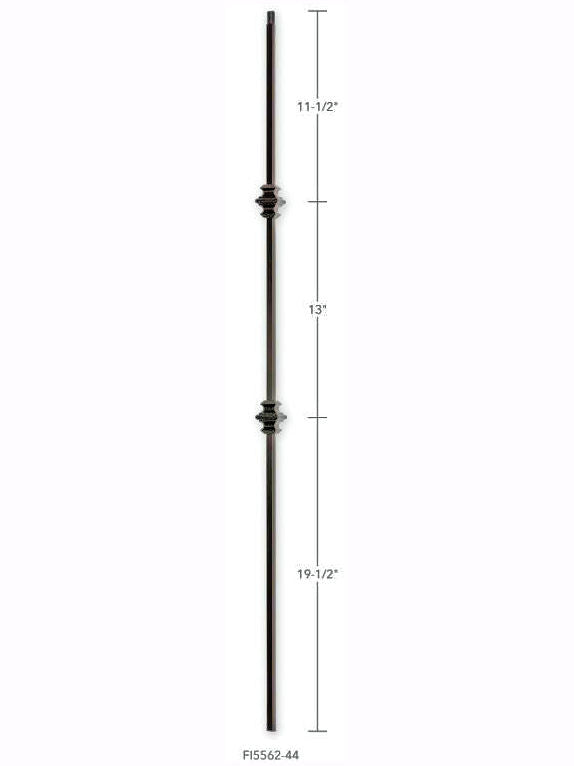 FIH5562-LG-44 MEGA Hollow Double Knuckle Baluster
